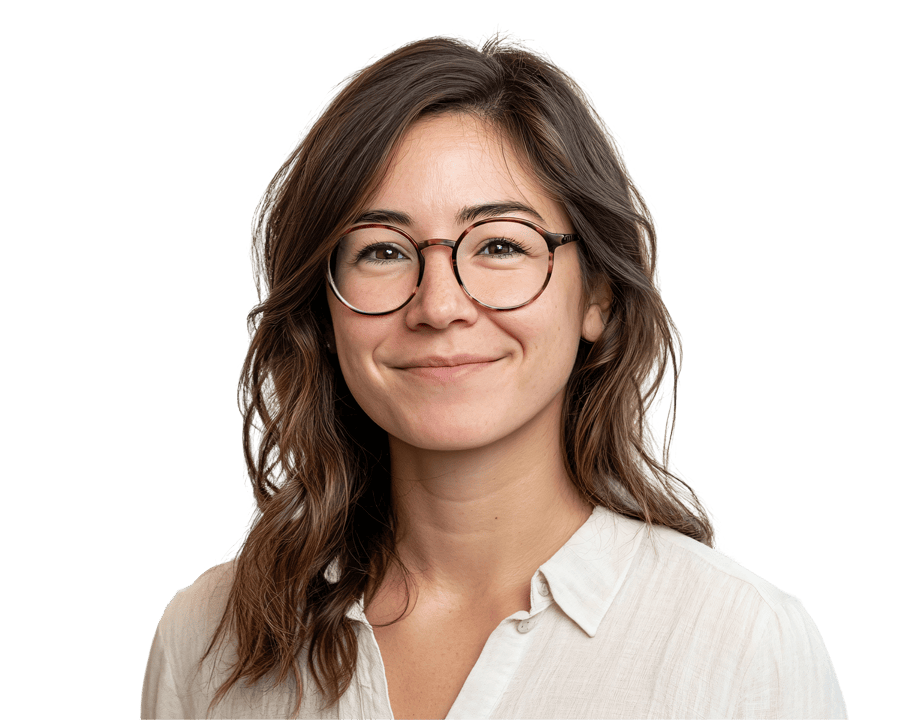 Portrait femme lunettes